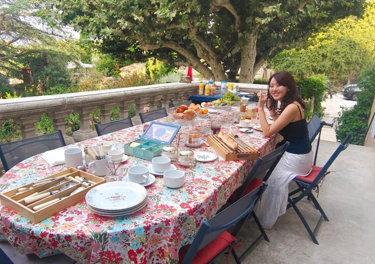 Bed and Breakfast Rue Du Chateau A Cabrieres D'Avignon Экстерьер фото